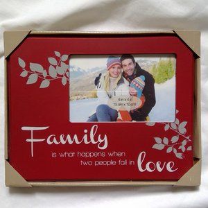 Family is what happens when two people fall in Love Photo Frame